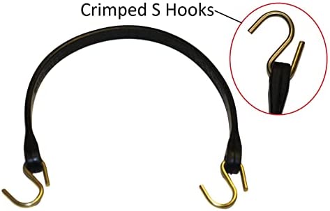 TARP BUNGEE STRAPS CRIMPED HOOKS 50PCS/PACK